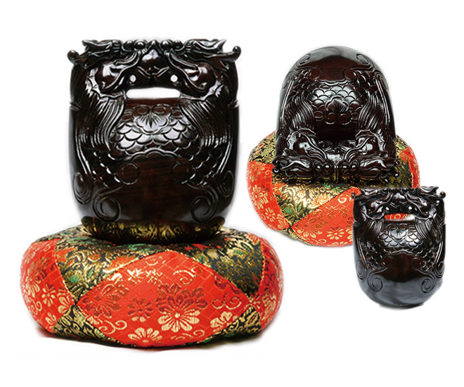 A02 木魚精龍(黑檀)